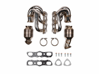 Fabspeed RENNKRAFT Modular Headers With HJS Catalytic Converters. Porsche 997.2 Carrera (2009-2011) - 99711310932, 99711311032 - FS.POR.9972.MH.SCCB, FS.POR.9972.MH.SC